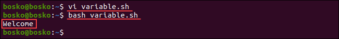 Store data in a variable instead of printing it to standard output.