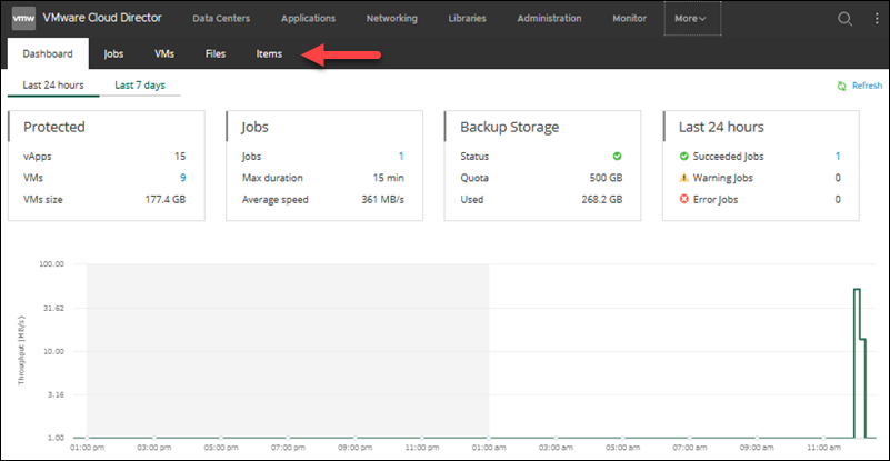 Veeam Plugin in VMware Cloud Director