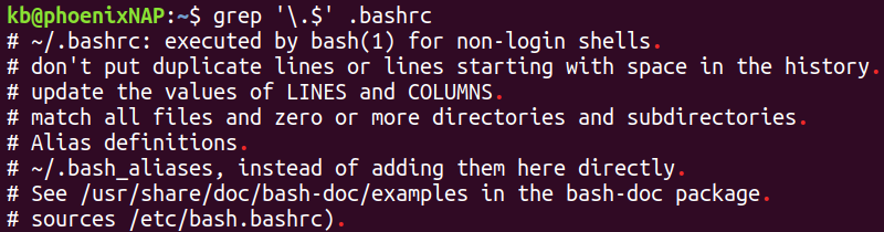 grep special character matching terminal output
