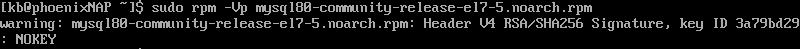 Verify RPM package.
