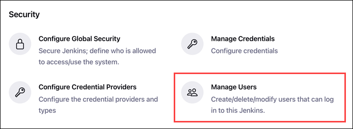 Manage Jenkins manage users