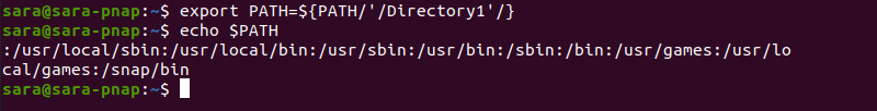 String replacement terminal output