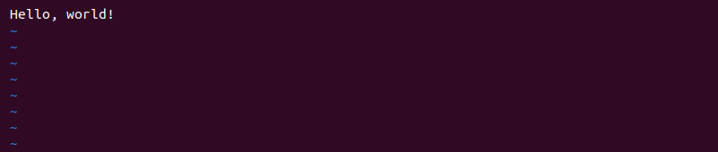 vim editor file.txt