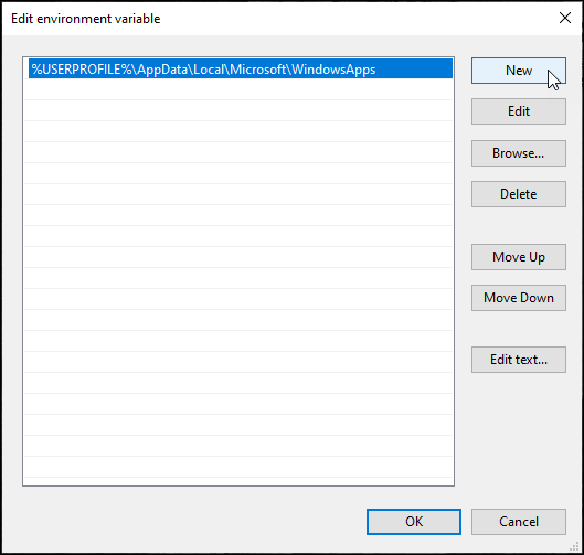 Add new variable