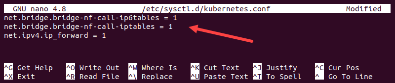 Editing Kubernetes configuration.