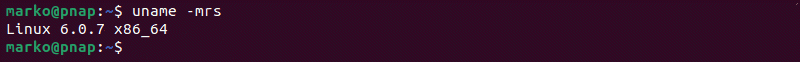 Verify the current Linux Kernel version.