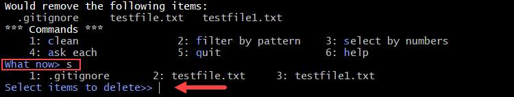 Removing untracked files with the git clean interactive mode.